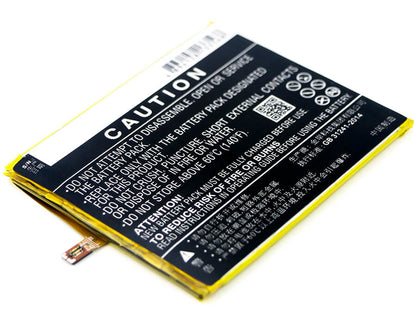 3.8V, 3000mAh, Li-Polymer Battery fits Gionee, Gn9013, S9, 11.4Wh