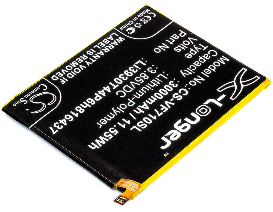 3.85V, 3000mAh, Li-Polymer Battery fits Vodafone, Smart V8, Vfd 710, 11.55Wh