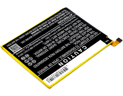 3.85V, 3000mAh, Li-Polymer Battery fits Vodafone, Smart V8, Vfd 710, 11.55Wh
