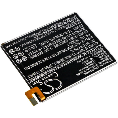 3.85V, 3100mAh, Li-Polymer Battery fits Gionee, Elife S10c, Elife S10c Dual Sim, 11.935Wh