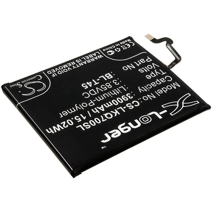 3.85V, 3900mAh, Li-Polymer Battery fits Lg, K50s, K50s 2019, 15.015Wh