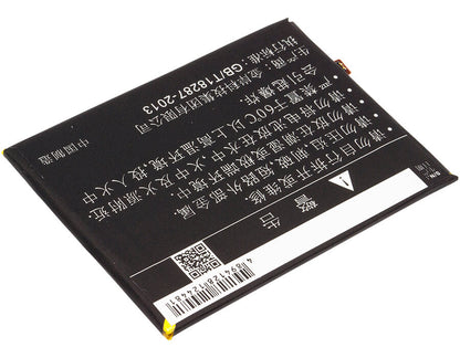 3.8V, 2500mAh, Li-Polymer Battery fits Coolpad, Fengshang 3, Y803-9, 9.5Wh