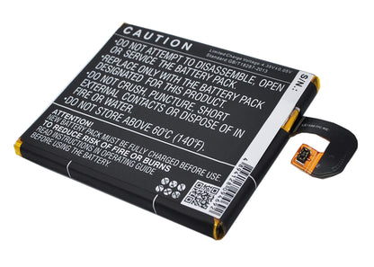 3.8V, 3100mAh, Li-Polymer Battery fits Sony Ericsson, D6616, D6633, 11.78Wh