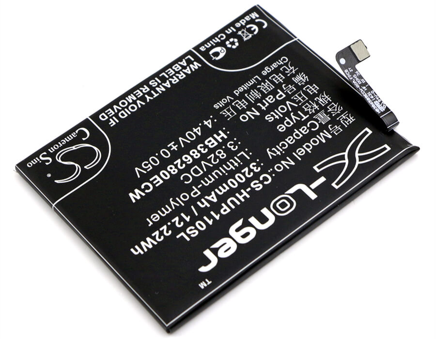 3.82V, 3200mAh, Li-Polymer Battery fits Huawei, Honor 9, Honor 9 Premium Edition, 12.224Wh