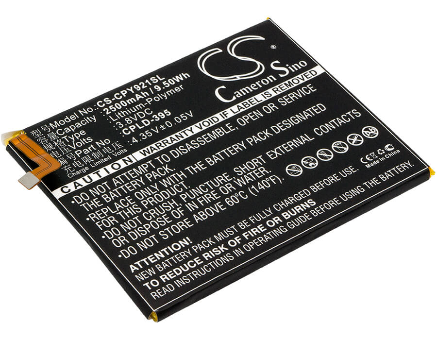 3.8V, 2500mAh, Li-Polymer Battery fits Coolpad, Fengshang Pro 2, Fengshang Pro 2 Dual Sim, 9.5Wh
