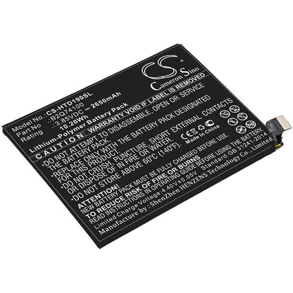 3.85V, 2650mAh, Li-Polymer Battery fits Htc, Desire 19s, 10.2025Wh