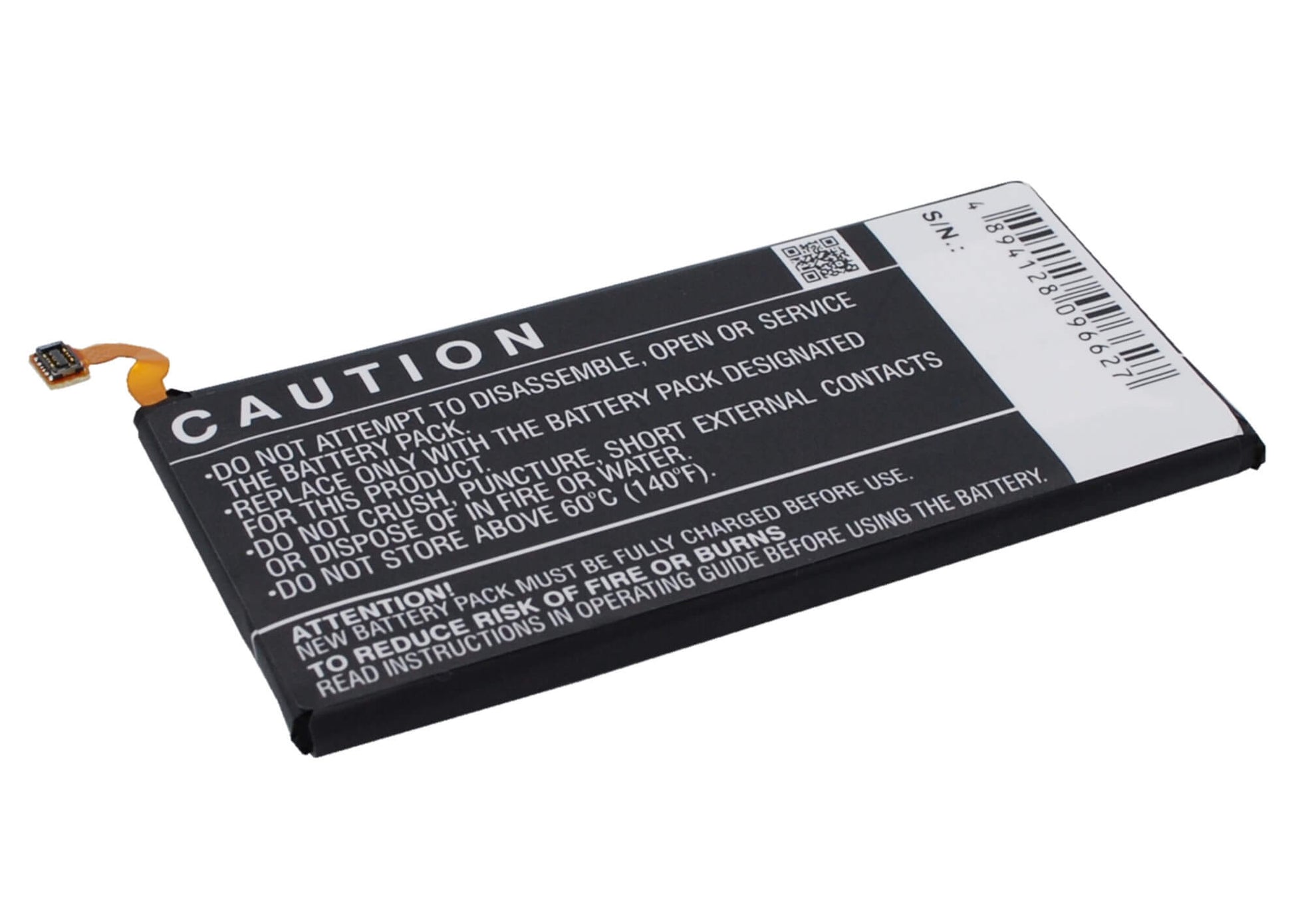 3.8V, 1900mAh, Li-Polymer Battery fits Samsung, Galaxy A3, Galaxy A3 Duos, 7.22Wh