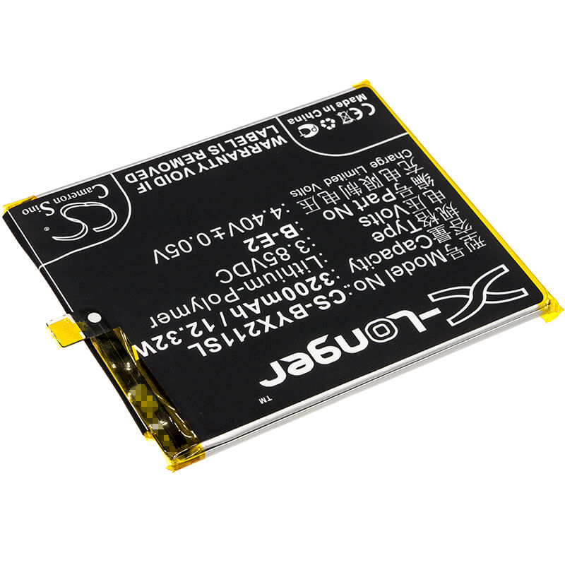 3.85V, 3200mAh, Li-Polymer Battery fits Vivo, X21i, X21i Dual Sim, 12.32Wh