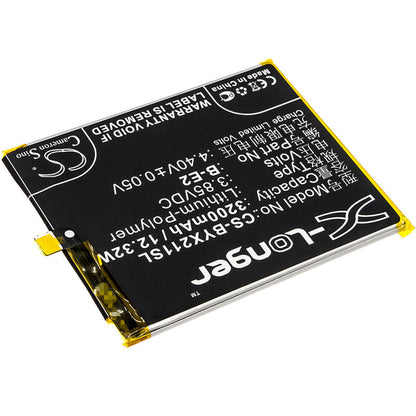 3.85V, 3200mAh, Li-Polymer Battery fits Vivo, X21i, X21i Dual Sim, 12.32Wh