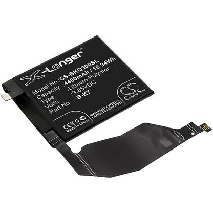 3.85V, 4400mAh, Li-Polymer Battery fits Vivo, Iqoo 3, Iqoo 3 5g, 16.94Wh