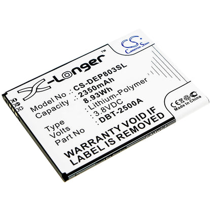3.8V, 2350mAh, Li-Polymer Battery fits Doro, 8035, Dsb-0170, 8.93Wh
