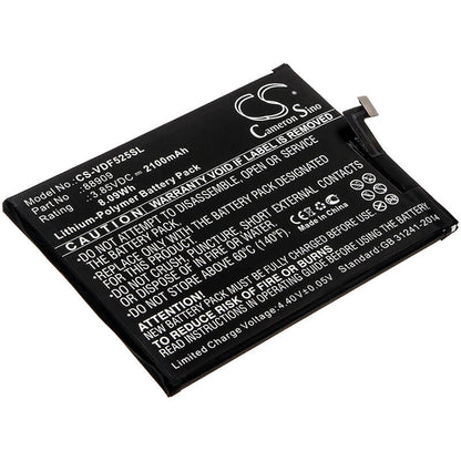 3.85V, 2100mAh, Li-Polymer Battery fits Vodafone, 88909, Vfd 525, 8.085Wh