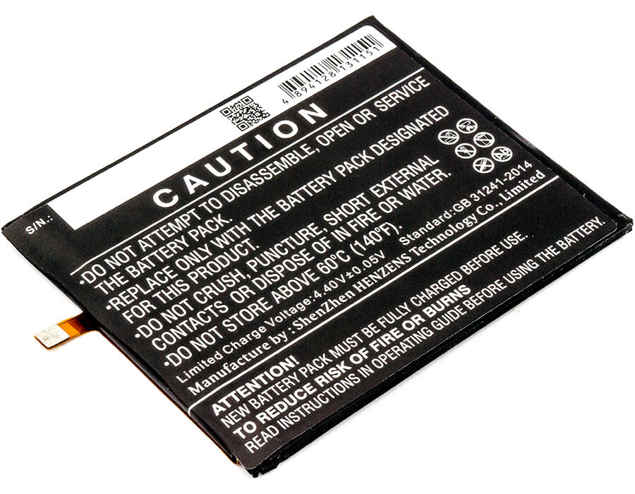 3.85V, 3000mAh, Li-Polymer Battery fits Nokia, 6, 6 Dual Sim, 11.55Wh