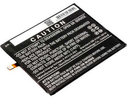 3.85V, 3000mAh, Li-Polymer Battery fits Nokia, 6, 6 Dual Sim, 11.55Wh