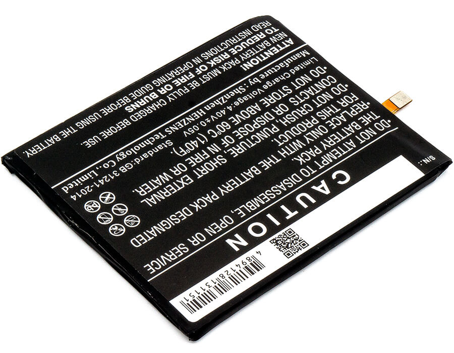 3.85V, 3000mAh, Li-Polymer Battery fits Nokia, 6, 6 Dual Sim, 11.55Wh