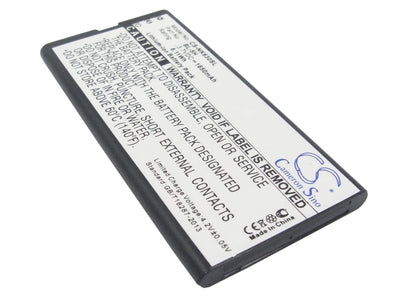3.7V, 1650mAh, Li-ion Battery fits Nokia, Lumia 630, Lumia 630 Dual Sim, 6.105Wh