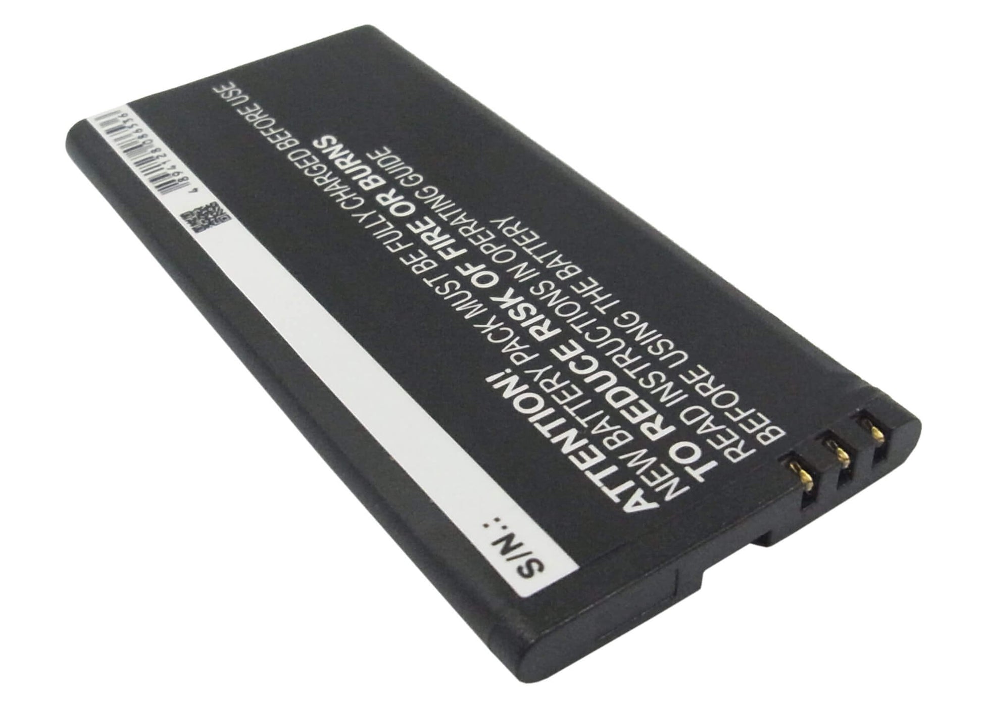 3.7V, 1650mAh, Li-ion Battery fits Nokia, Lumia 630, Lumia 630 Dual Sim, 6.105Wh