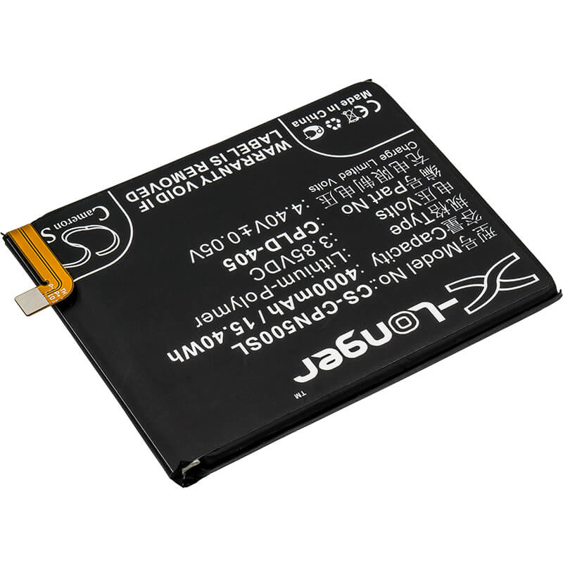 3.85V, 4000mAh, Li-Polymer Battery fits Coolpad, Note 5, Note 5 Td-lte, 15.4Wh
