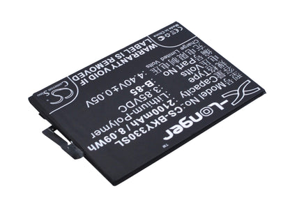 3.85V, 2100mAh, Li-Polymer Battery fits Bbk, Vivo Y33, Vivo Y33l, 8.085Wh