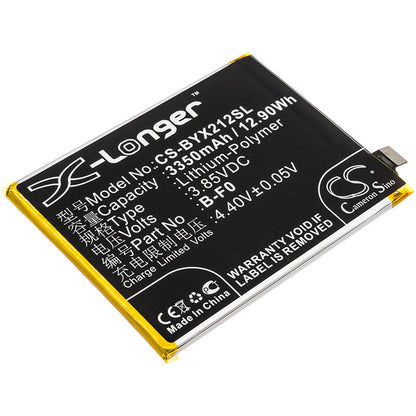3.85V, 3350mAh, Li-Polymer Battery fits Bbk, Vivo X21s, 12.8975Wh