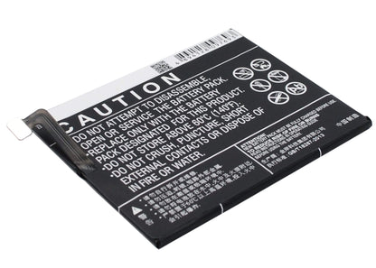 3.8V, 2400mAh, Li-Polymer Battery fits Oppo, R1c, R8200, 9.12Wh