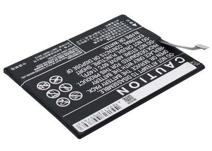 3.8V, 2400mAh, Li-Polymer Battery fits Oppo, R1c, R8200, 9.12Wh
