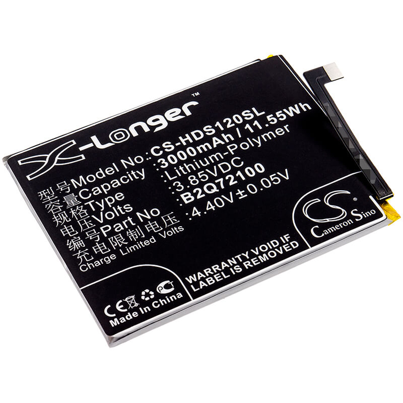 3.85V, 3000mAh, Li-Polymer Battery fits Htc, Desire 12s, Desire 12s Global Dual Sim, 11.55Wh