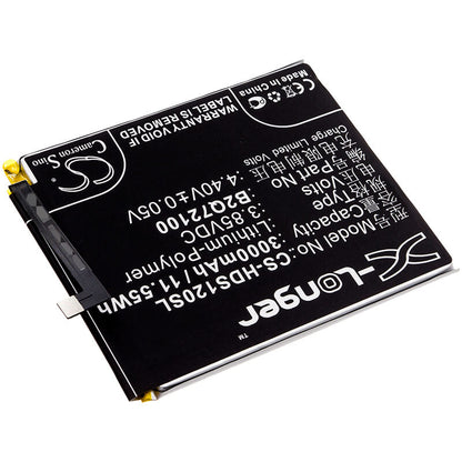 3.85V, 3000mAh, Li-Polymer Battery fits Htc, Desire 12s, Desire 12s Global Dual Sim, 11.55Wh