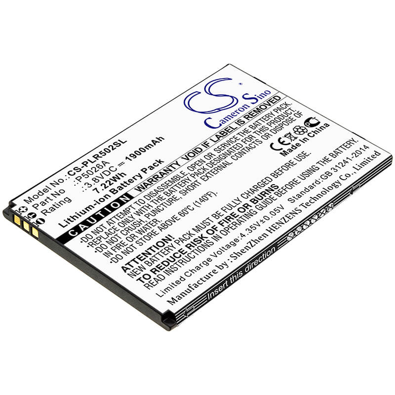 3.8V, 1900mAh, Li-ion Battery fits Polaroid, Cosmo L, 7.22Wh