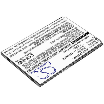 3.8V, 1900mAh, Li-ion Battery fits Polaroid, Cosmo L, 7.22Wh