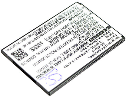 3.85V, 2200mAh, Li-ion Battery fits Lg, Grace, Harmony, 8.47Wh