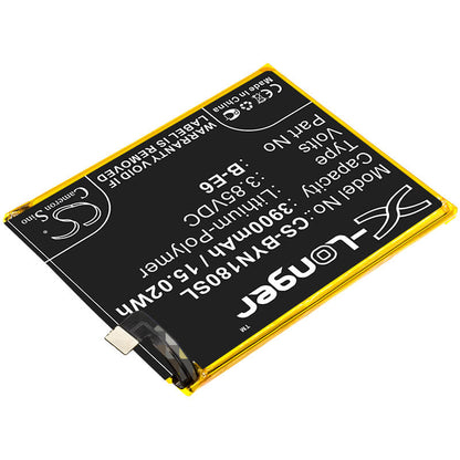 3.85V, 3900mAh, Li-Polymer Battery fits Bbk, Nex A, Nex Global Dual Sim, 15.015Wh