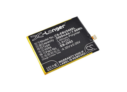 3.8V, 2000mAh, Li-Polymer Battery fits Ebest, U5482, 7.6Wh