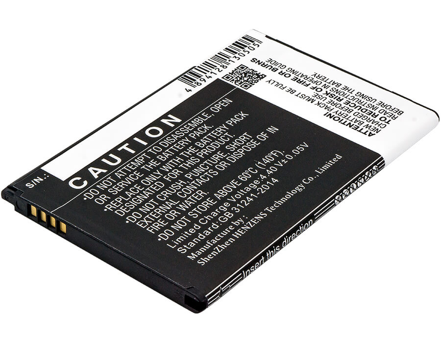 3.85V, 2700mAh, Li-ion Battery fits Lg, Grace, Harmony, 10.395Wh