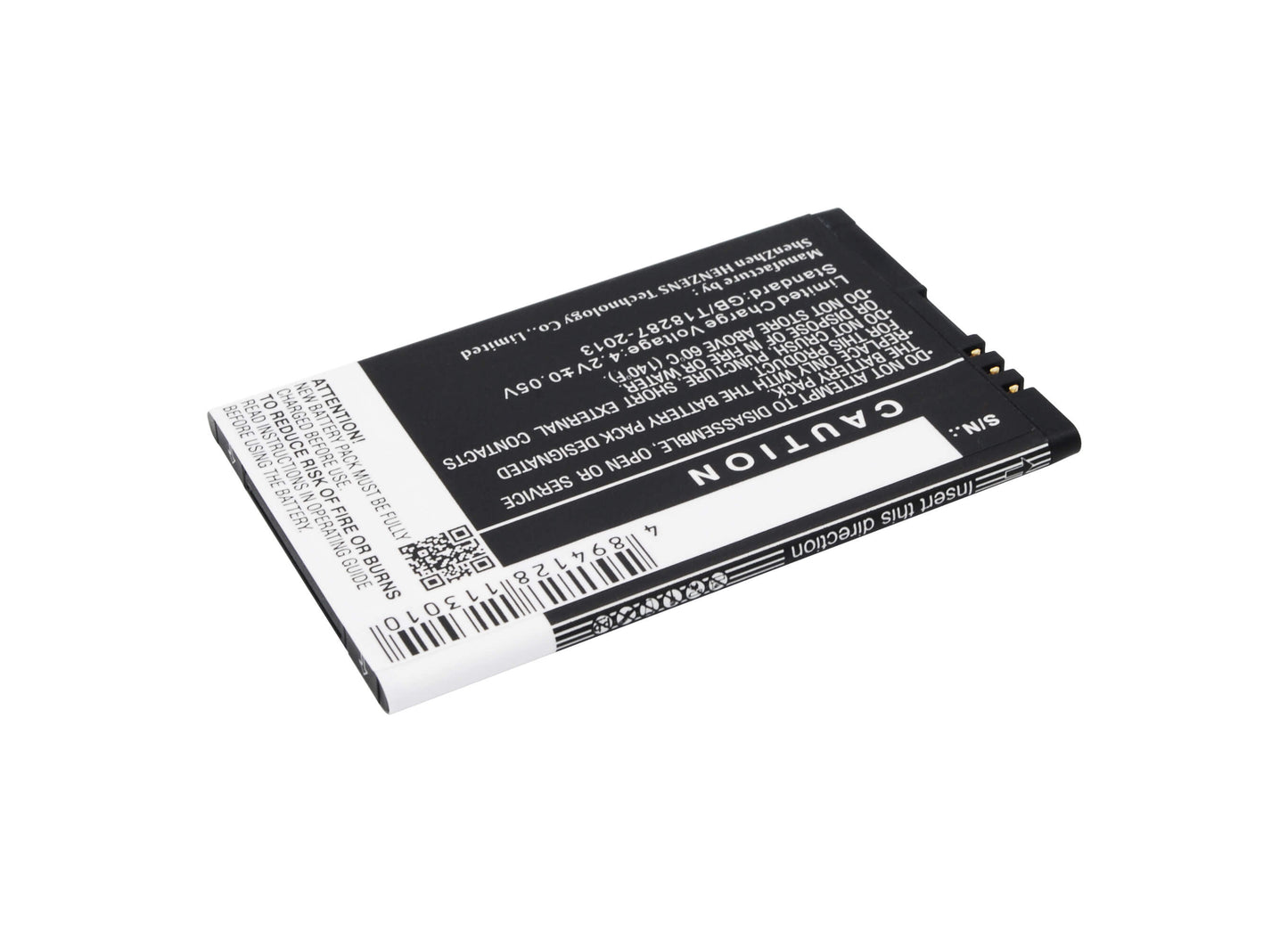 3.7V, 1500mAh, Li-ion Battery fits Blu, D143k, Dash Jr 4.0 K, 5.55Wh