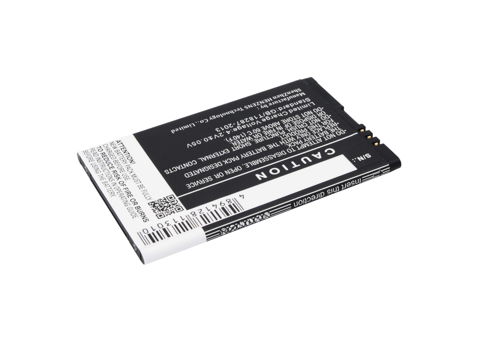 3.7V, 1500mAh, Li-ion Battery fits Blu, D143k, Dash Jr 4.0 K, 5.55Wh
