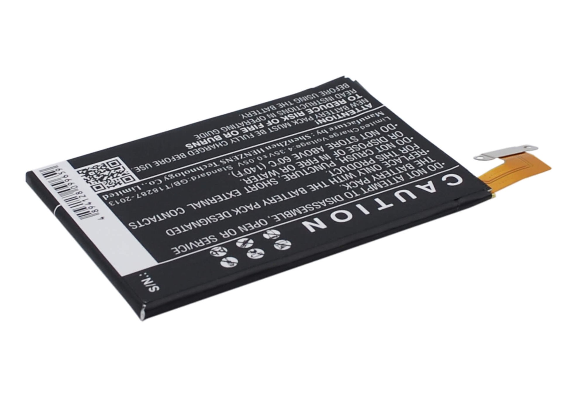 3.8V, 2100mAh, Li-Polymer Battery fits Htc, 0p6b640, 0p8b200, 7.98Wh