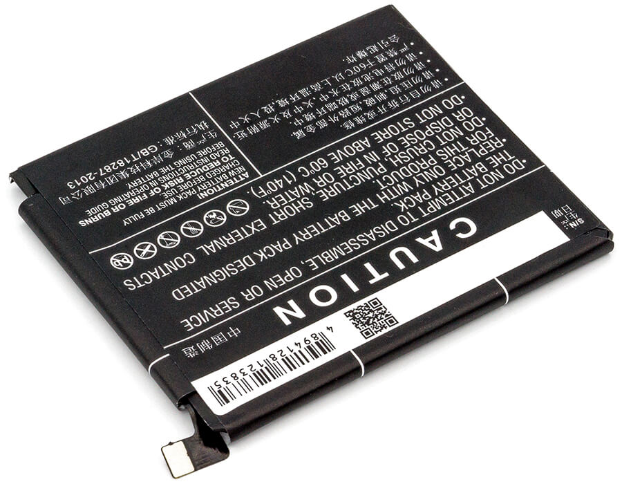 3.85V, 4000mAh, Li-Polymer Battery fits Xiaomi, Note 4x ( China Version ), Redmi Note 4x ( China Version, 15.4Wh