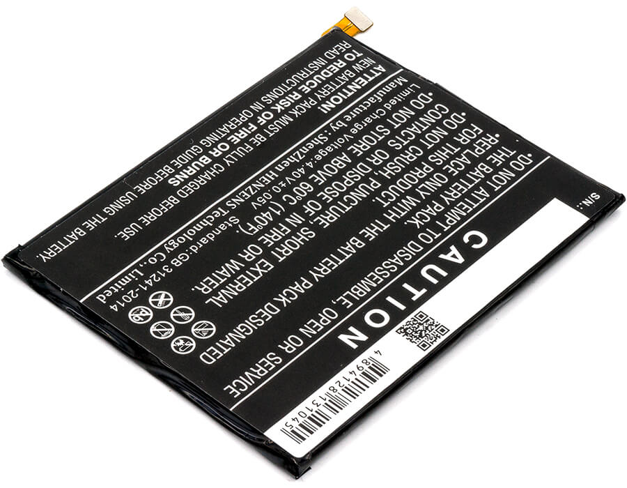 3.85V, 2800mAh, Li-Polymer Battery fits Alcatel, 5085d, 5085g, 10.78Wh