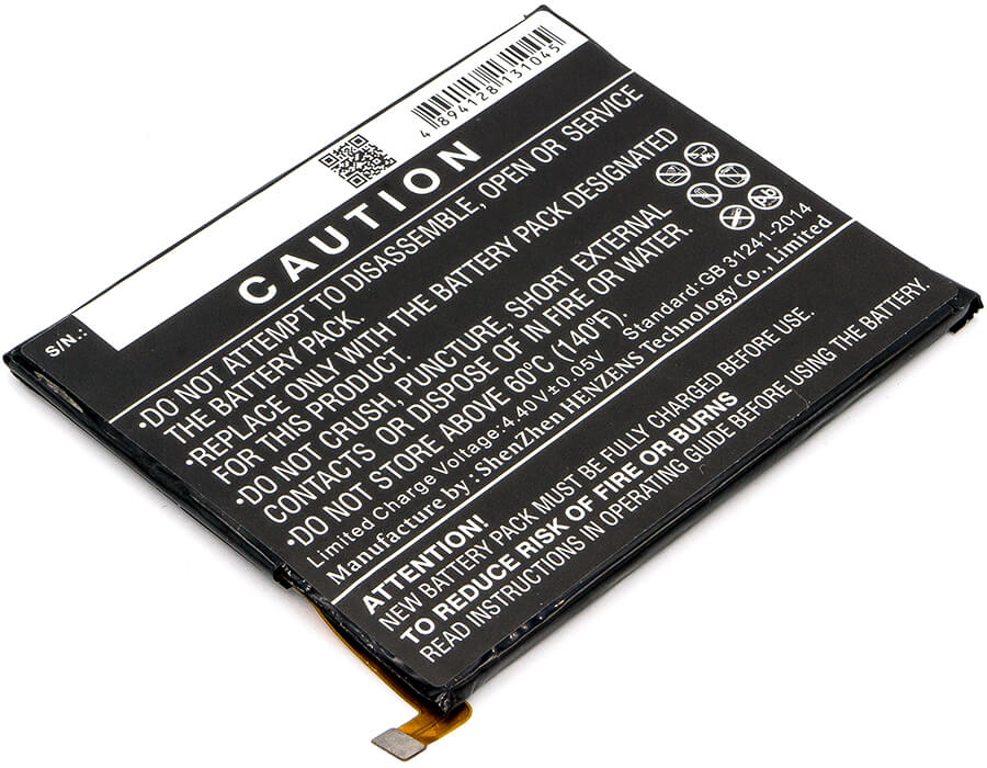 3.85V, 2800mAh, Li-Polymer Battery fits Alcatel, 5085d, 5085g, 10.78Wh