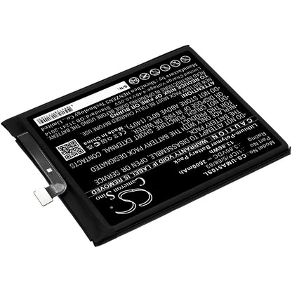 3.85V, 3600mAh, Li-Polymer Battery fits Umi, Umidigi A5 Pro, 13.86Wh