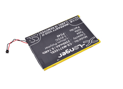 3.8V, 2300mAh, Li-Polymer Battery fits Motorola, Moto G 2015, Moto G 3rd Gen, 8.74Wh