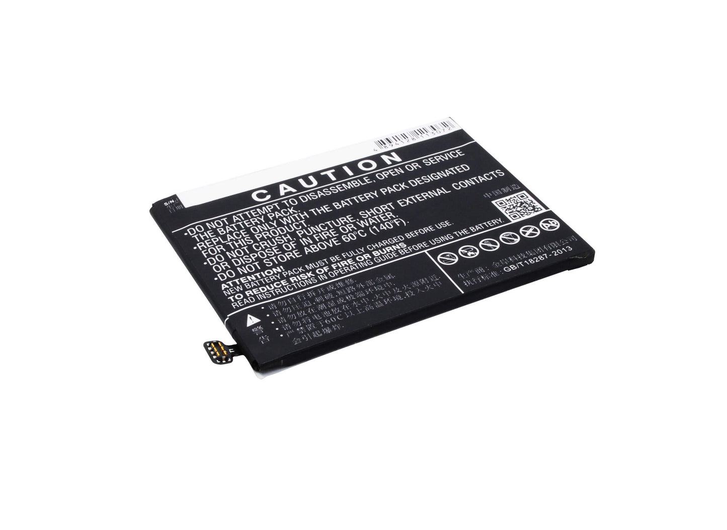 3.8V, 2400mAh, Li-Polymer Battery fits Oppo, A33, A33c, 9.12Wh