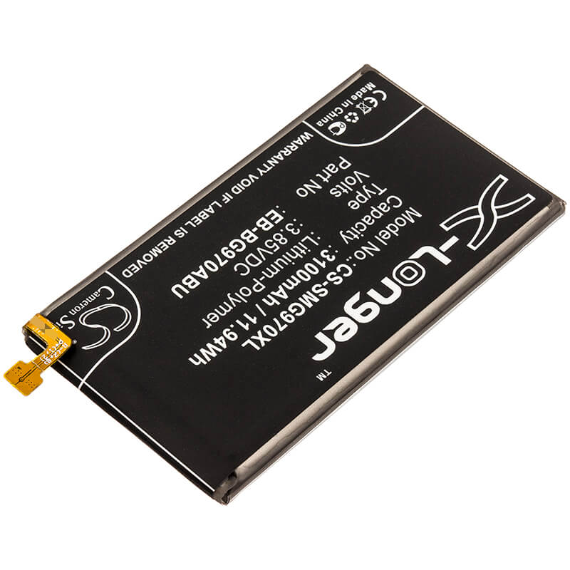 3.85V, 3100mAh, Li-Polymer Battery fits Samsung, Galaxy S10e, Sm-g9708/ds, 11.935Wh