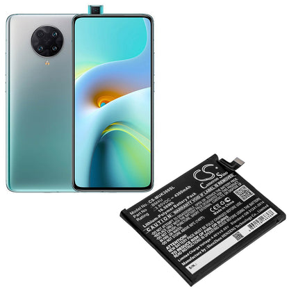 3.85V, 4300mAh, Li-Polymer Battery fits Redmi, K30 Ultra 5g, M2006j10c, 16.555Wh