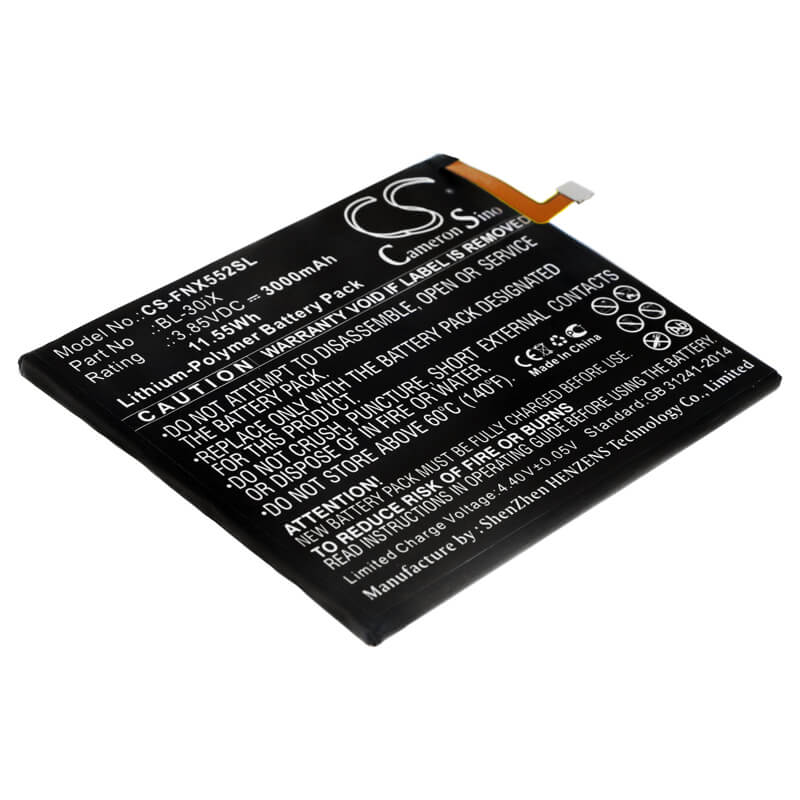 3.85V, 3000mAh, Li-Polymer Battery fits Infinix, X552, Zero 3, 11.55Wh