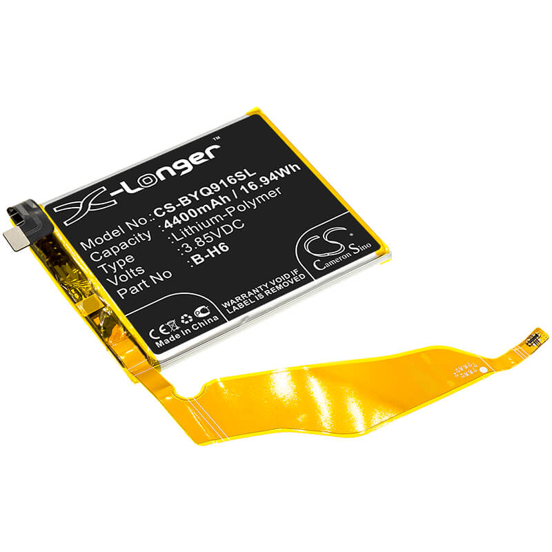 3.85V, 4400mAh, Li-Polymer Battery fits Vivo, Iqoo Pro, Iqoo Pro 5g, 16.94Wh
