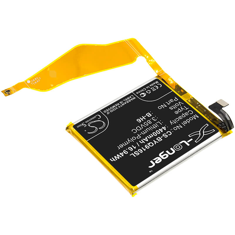 3.85V, 4400mAh, Li-Polymer Battery fits Bbk, V1916, V1916a, 16.94Wh