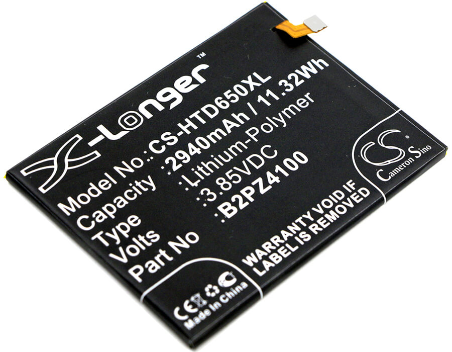 3.85V, 2940mAh, Li-Polymer Battery fits Htc, 99hall015-00, Desire 650 4g, 11.319Wh