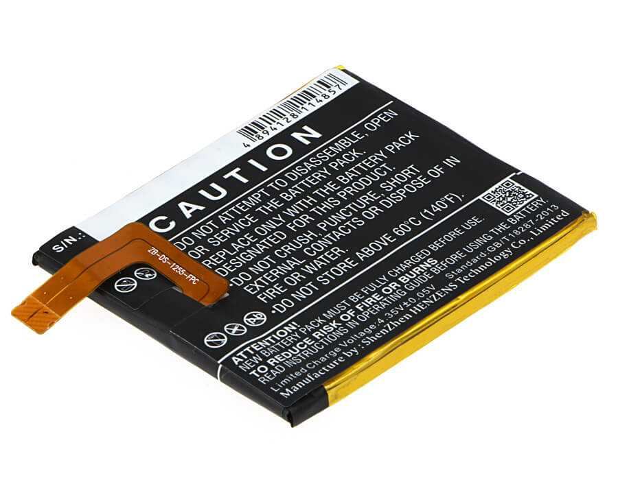 3.8V, 1550mAh, Li-Polymer Battery fits Fly, Era Style 3, Iq4415 Quad, 5.89Wh